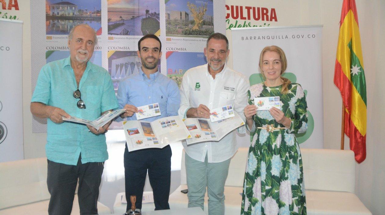 La presentación de las estampillas se llevó a cabo en la Intendencia Fluvial.