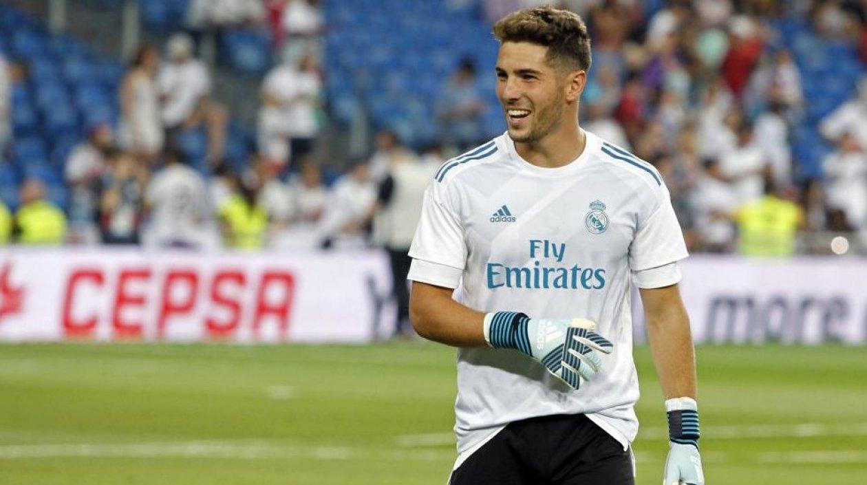 Luca Zidane, arquero e hijo de Zinedine Zidane. 