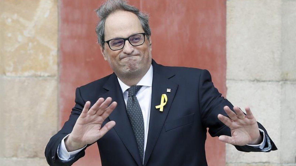 El presidente de Cataluña, Joaquim Torra.