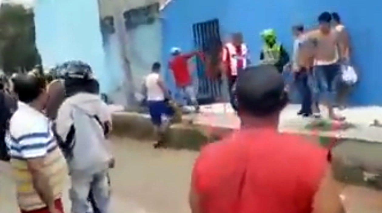 El ataque se produjo en la calle 84 con carrera 17A.