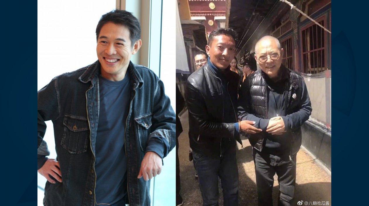 El antes y ahora, a la derecha, al lado de un fans.