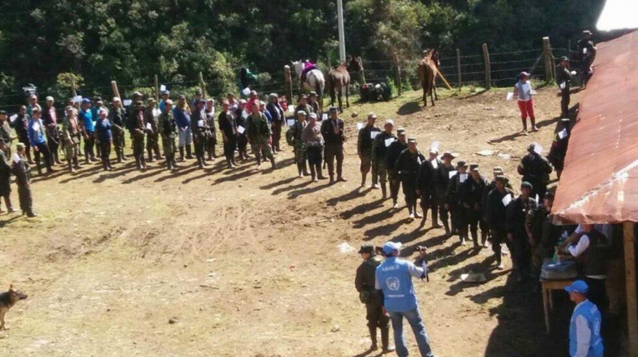 Zona veredal en Antioquia. 