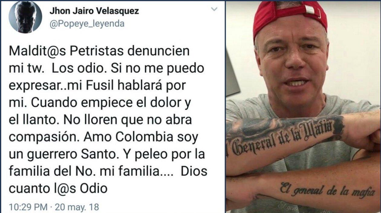 John Jairo Velásquez, alias  'Popeye'.