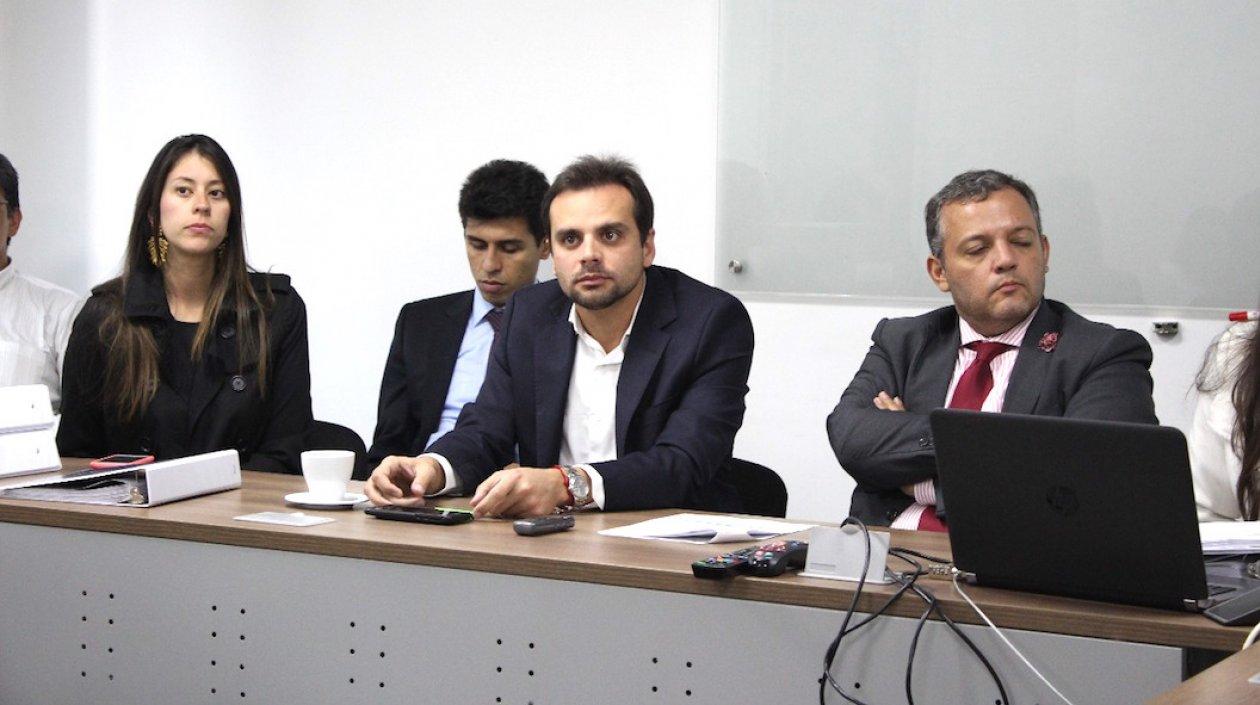 El Director de Cormagdalena Alfredo Varela presidiendo la audiencia.