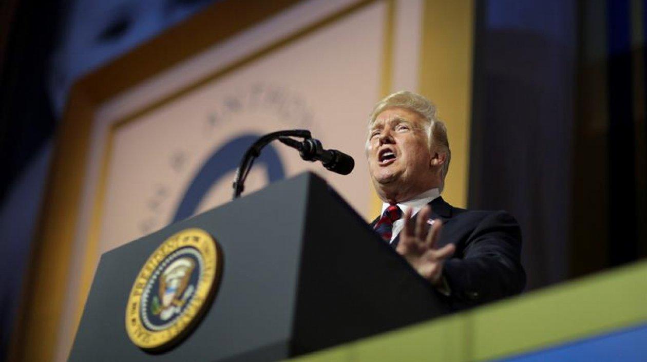 Donald Trump, presidente de los Estados Unidos.