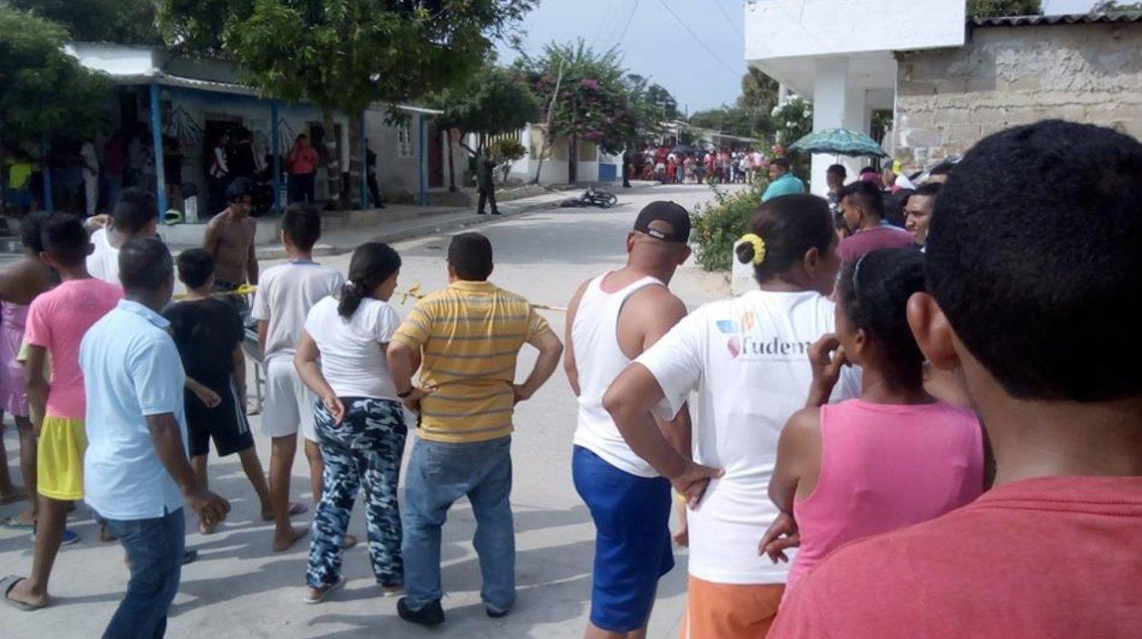 El motorizado murió en el lugar de los hechos.