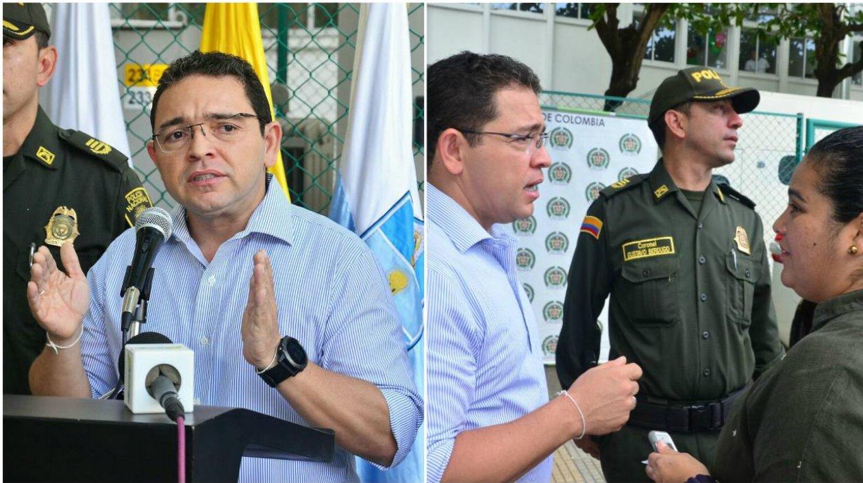 Rafael Martínez, alcalde de Santa Marta, da parte de tranquilidad a los samarios.