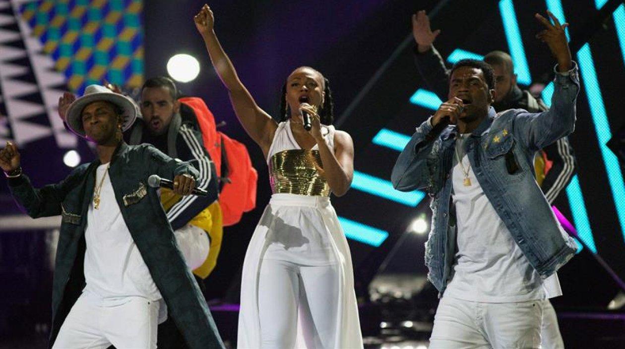 La banda colombiana ChocQuibTown.