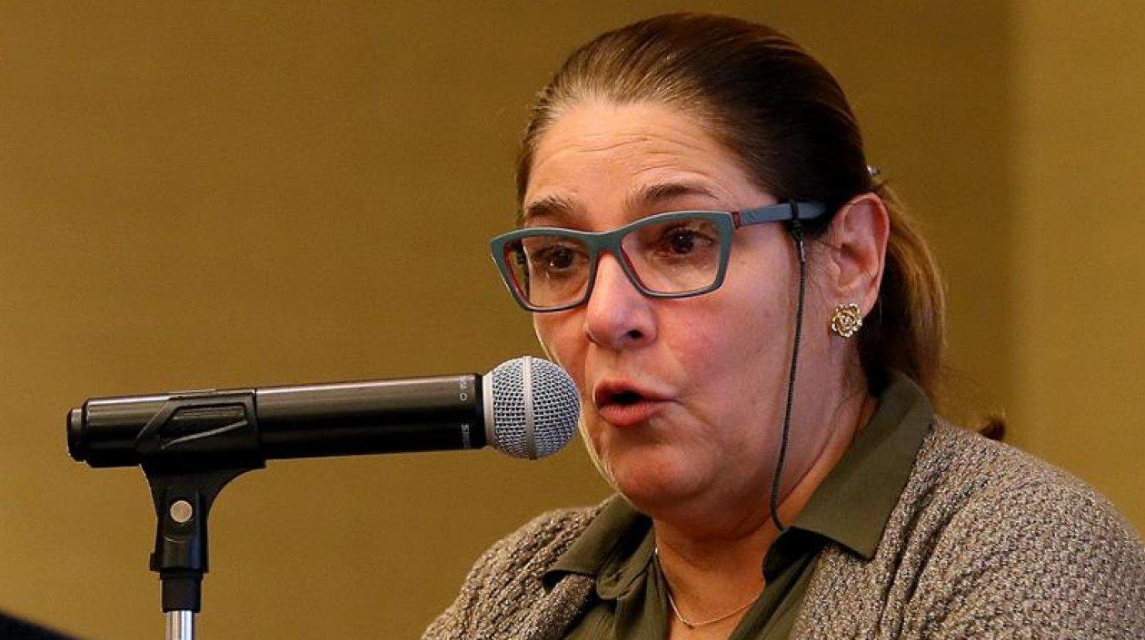 Mariana Garcés, ministra de Cultura.