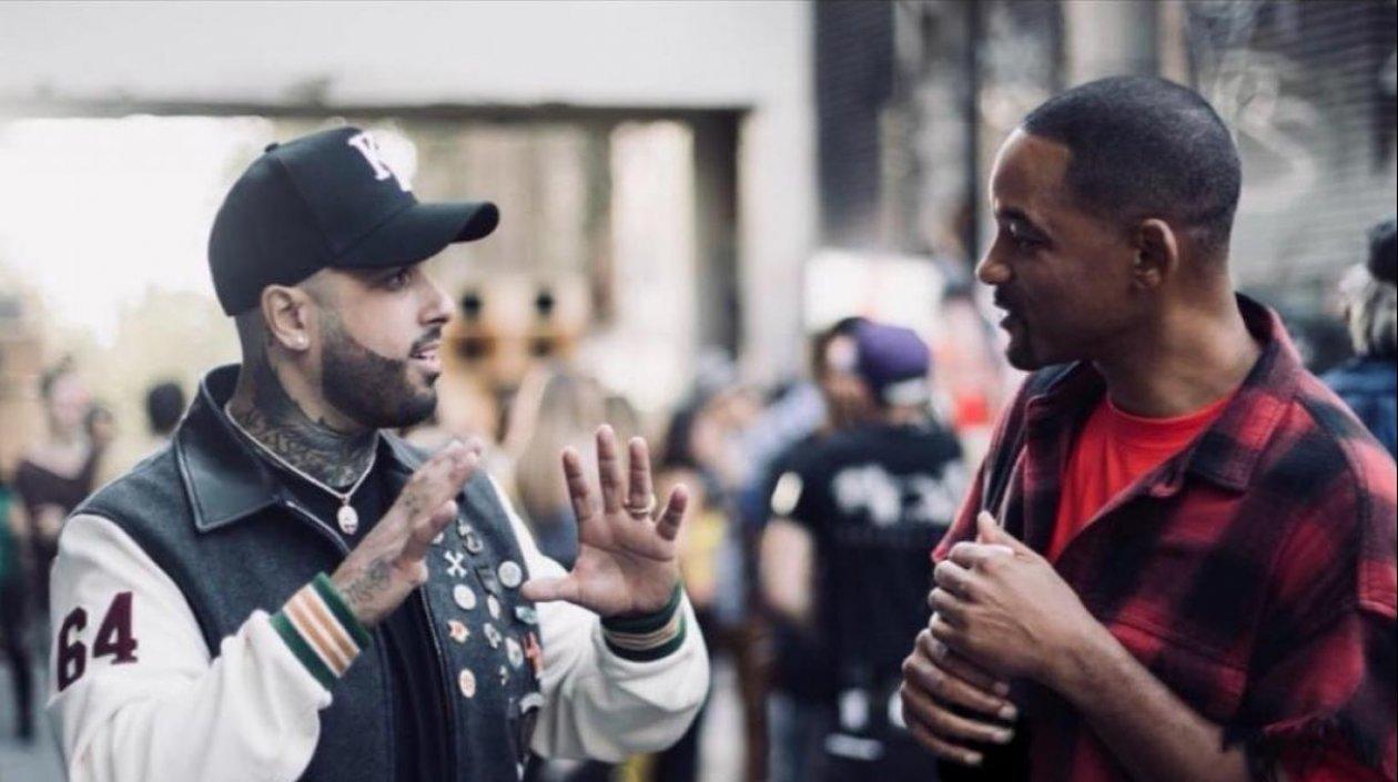 Nicky Jam y Will Smith. 