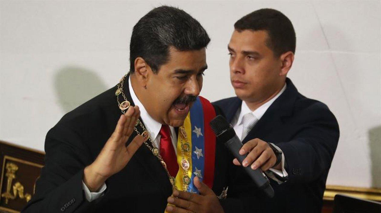 Nicolás Maduro se juramentó este jueves ante la oficialista Asamblea Nacional Constituyente.