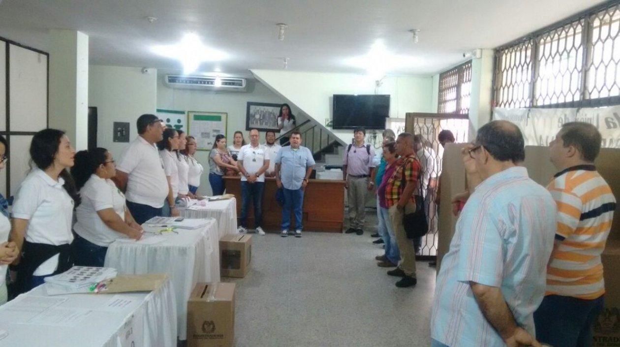 Acto de instalación de la asamblea impugnada.