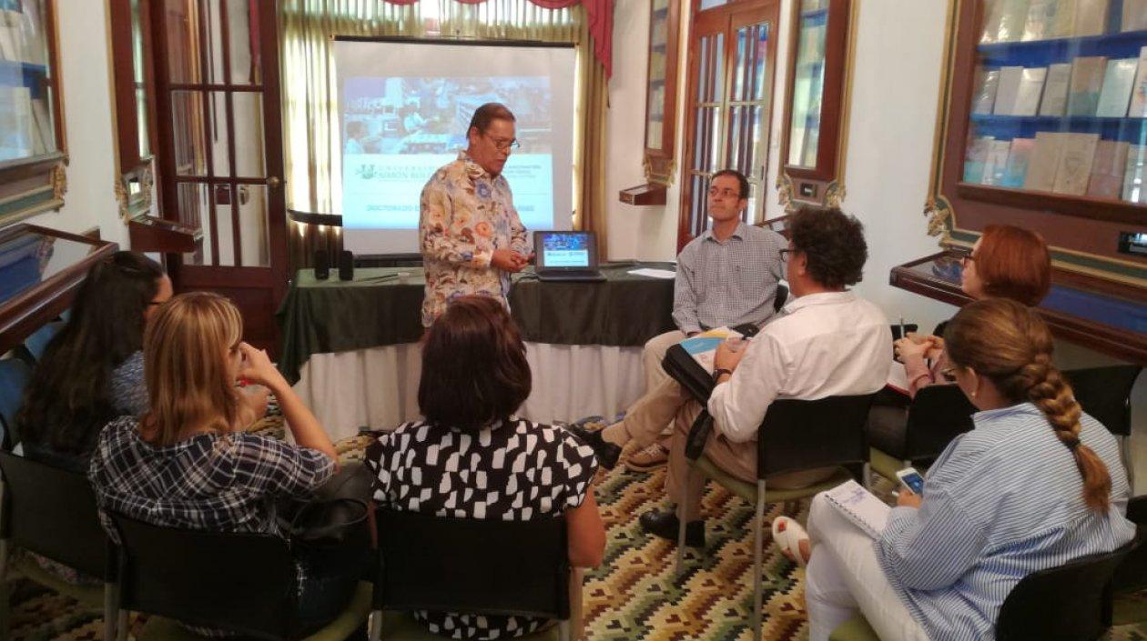 Encuentro de investigadores de ambas instituciones. 