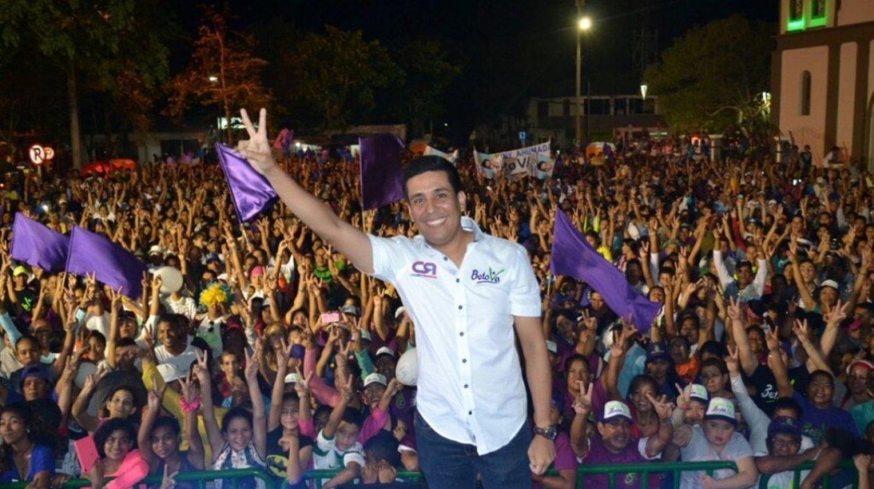 El alcalde de Galapa, Carlos Silvera. 