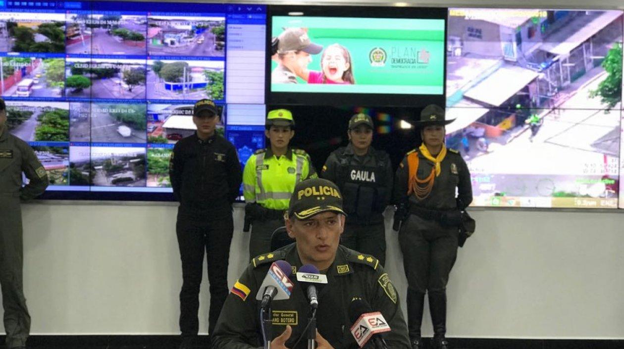 Mariano Boteor Coy,  comandante de la Mebar.