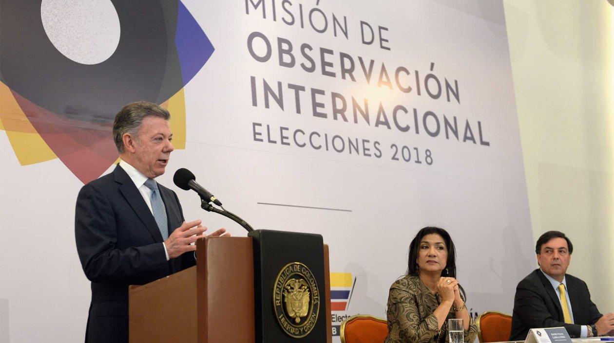 Presidente instaló Misión de Observación Internacional. 