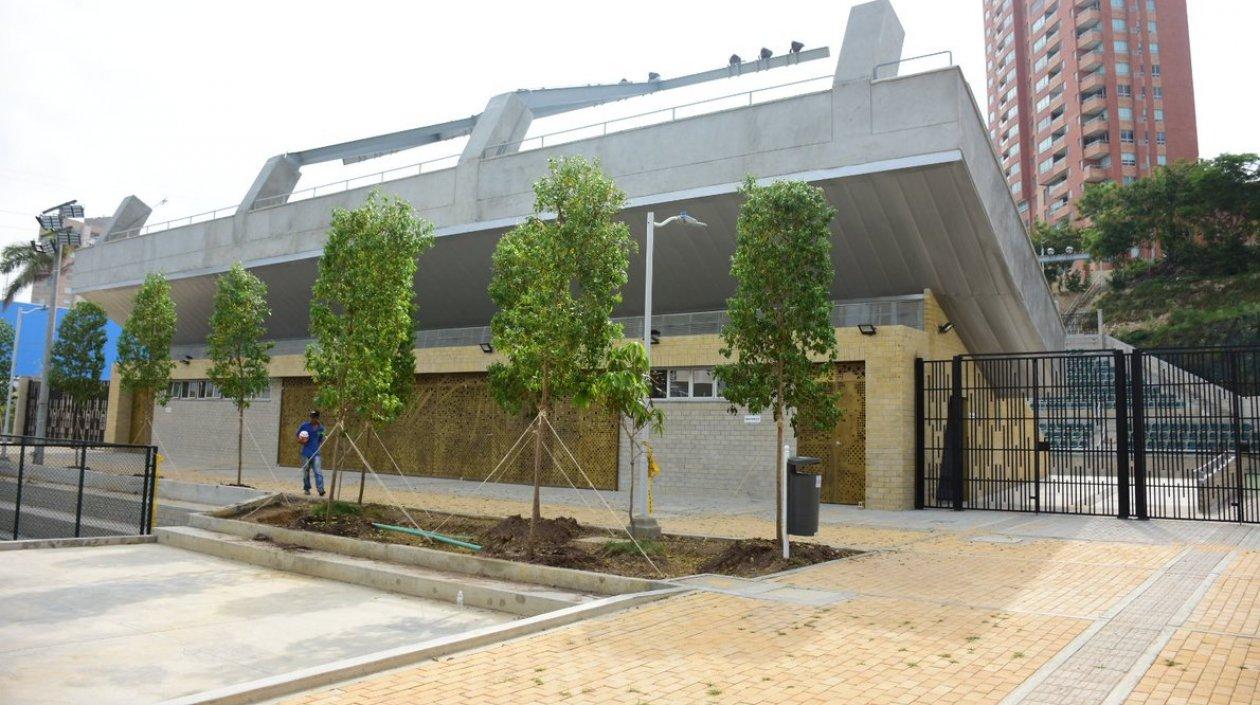 Parque de Raquetas de Barranquilla y su estadio de tenis. 
