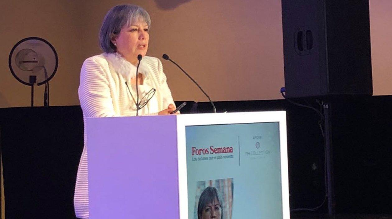 La presidenta de la Jurisdicción Especial para la Paz (JEP), Patricia Linares.