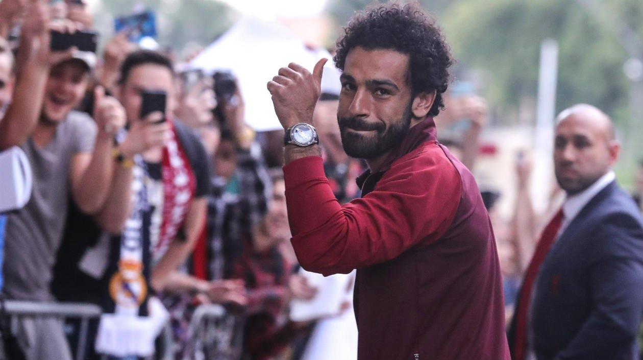 Mohamed Salah, jugador de Egipto. 