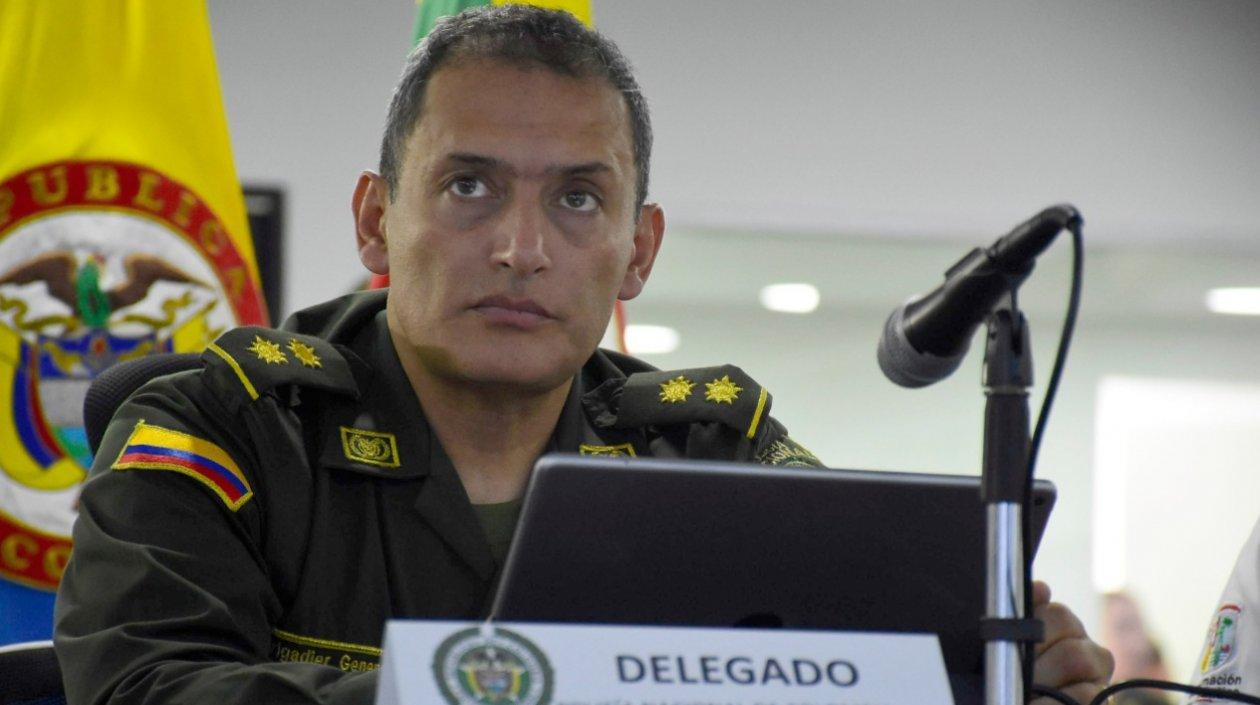 General Mariano Botero, comandante de la Policía Metropolitana.