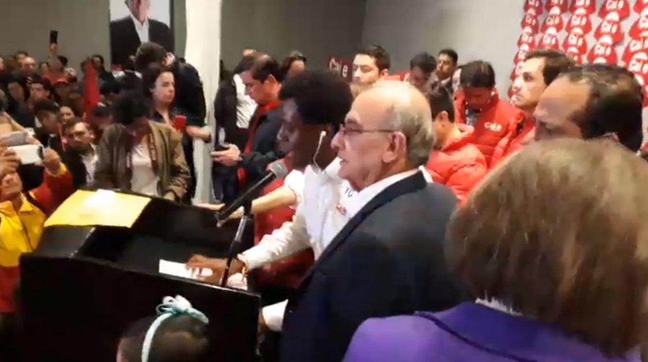 Humberto De la Calle al reconocer su derrota.