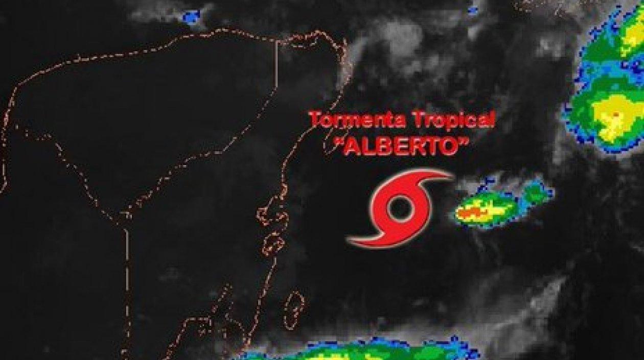 La primera tormenta de 2018 fue Alberto.