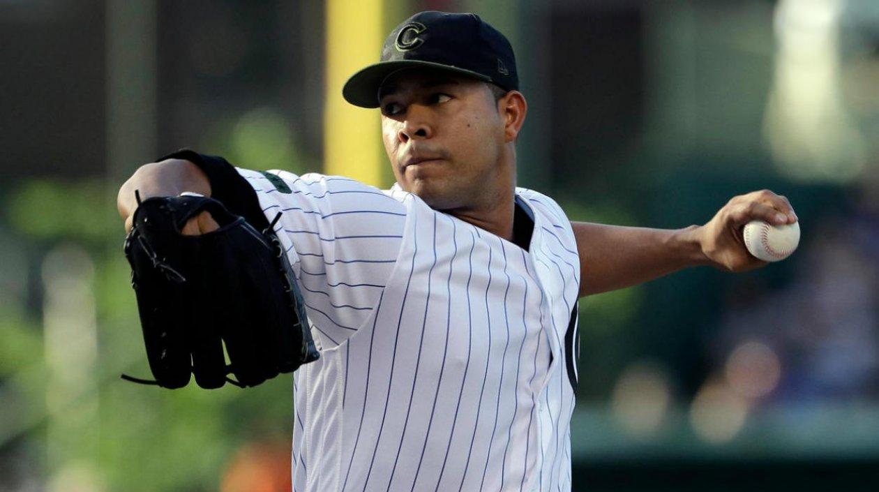 José Quintana, lanzador de los Cachorros de Chicago. 