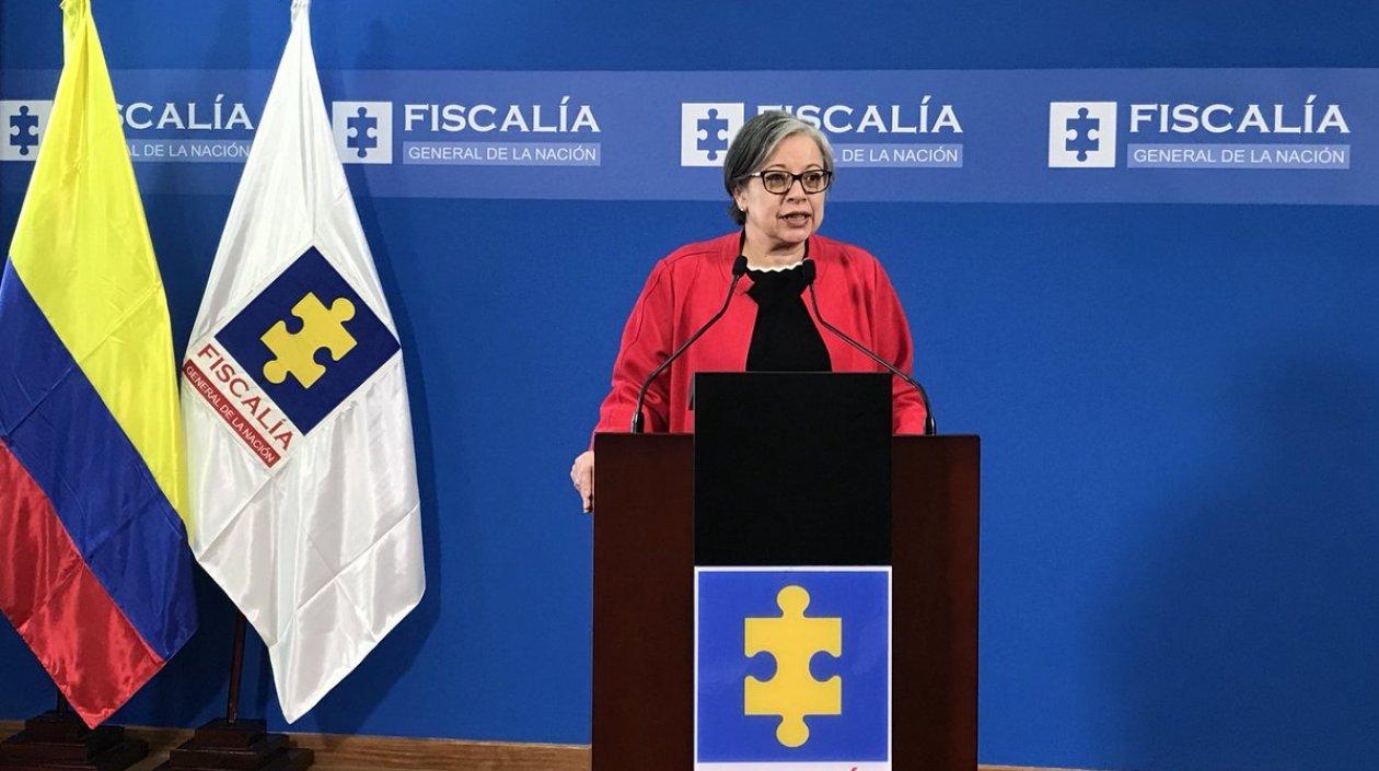 La Vicefiscal General, María Paulina Riveros.