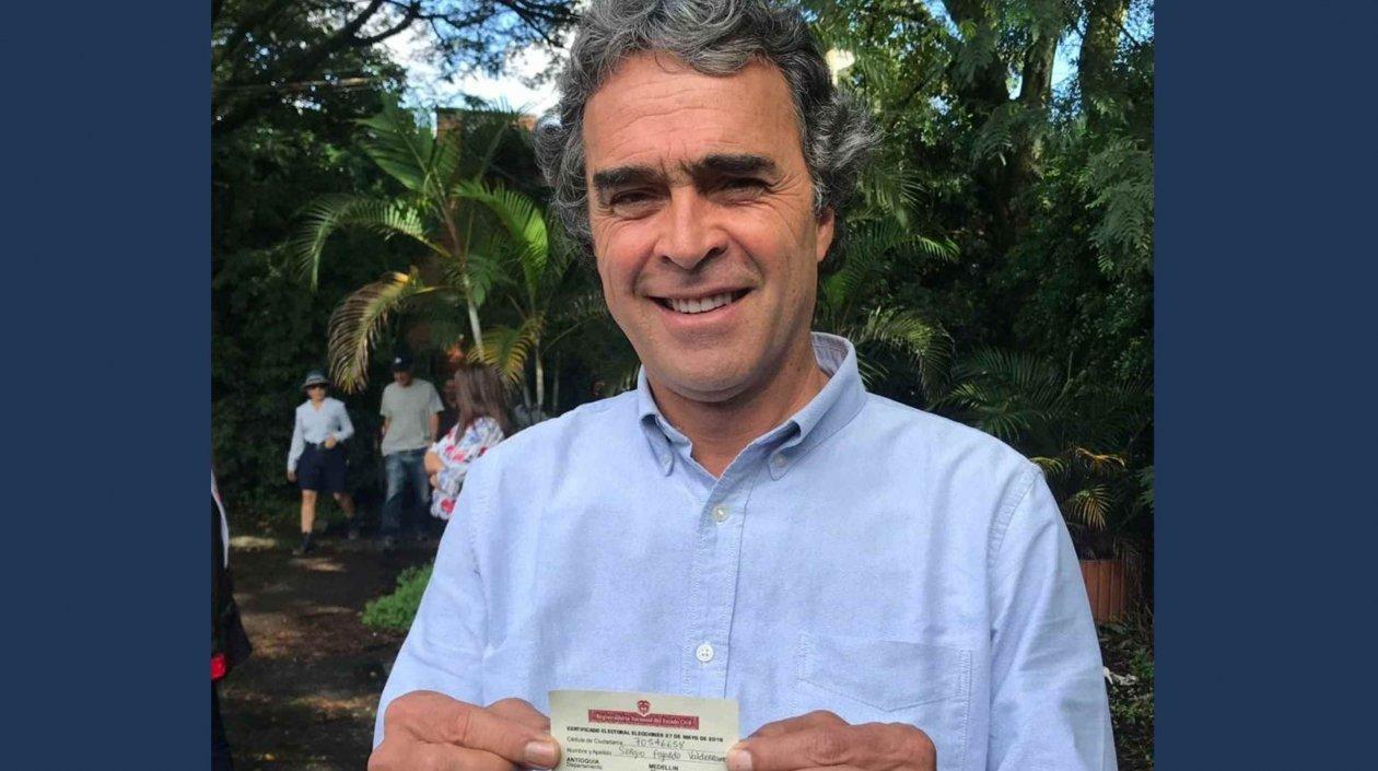 Sergio Fajardo, candidato presidencial.