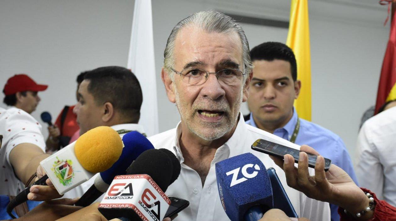 El Gobernador del Atlántico, Eduardo Verano De la Rosa.