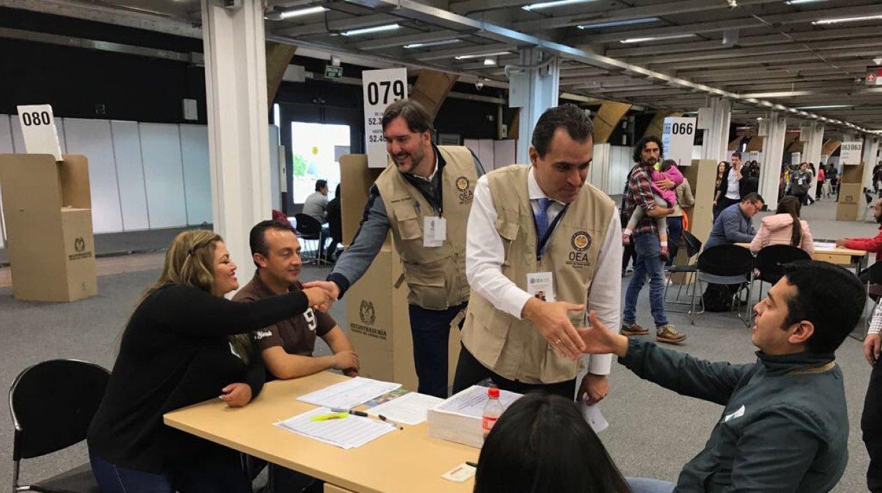 Kevin Casas de la Misión de Veeduría Electoral de la OEA.