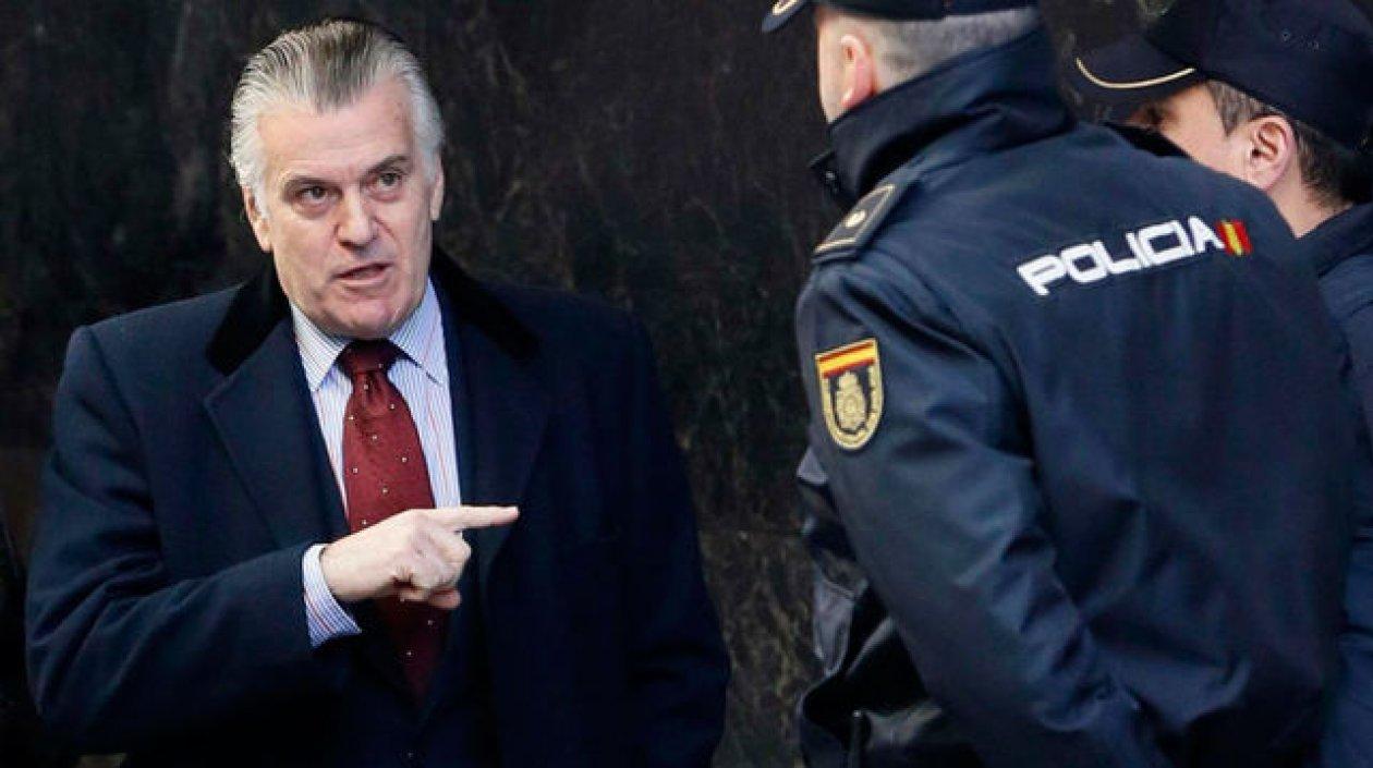 El extesorero del PP Luis Bárcenas, tras una de sus comparecencias en la Audiencia Nacional.