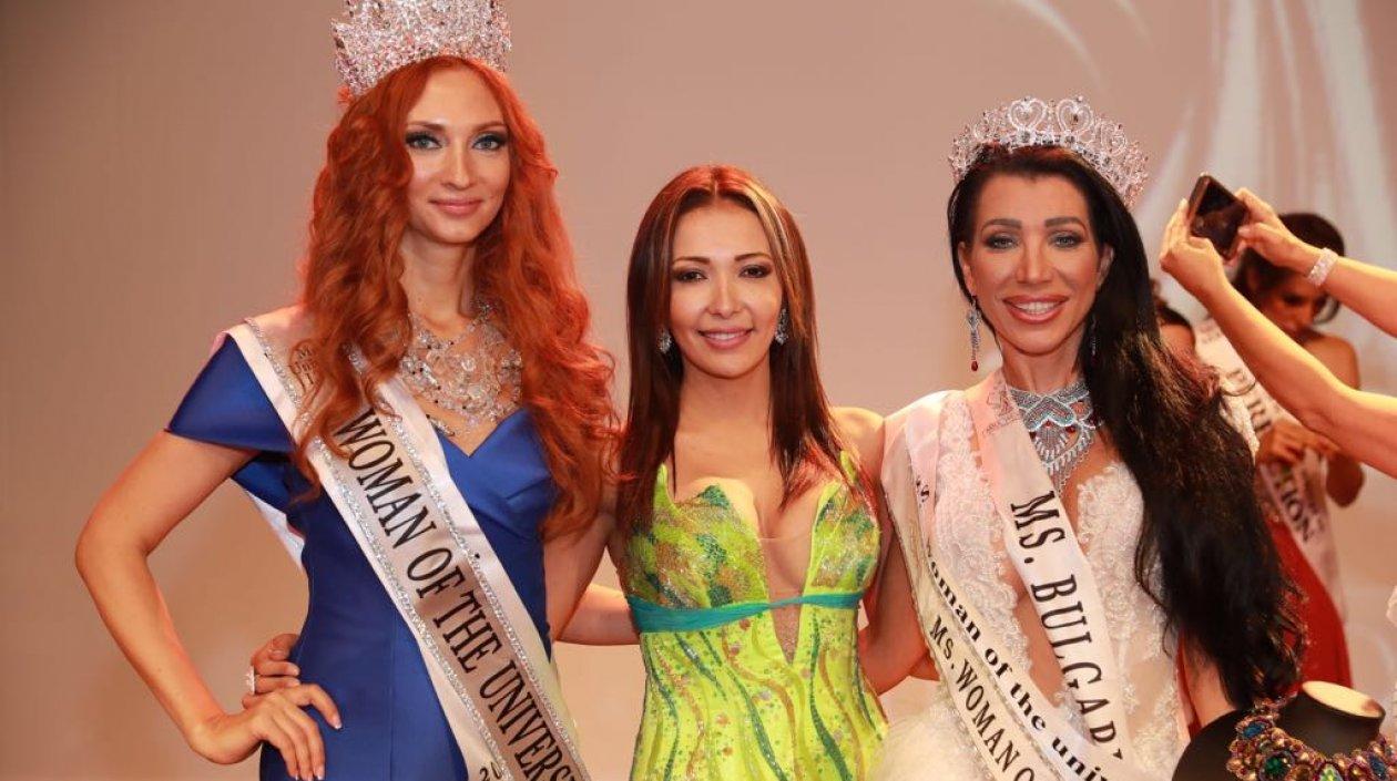 Esvetlana Servali de Rusia, Malka Devenish y Vacheva Ekaterina Emilova de Bulgaria.