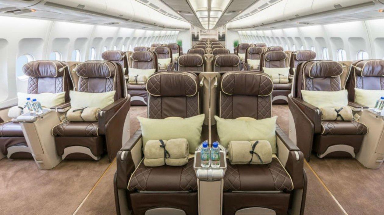 Así es el avión de lujo que transportará a la Selección Argentina. 