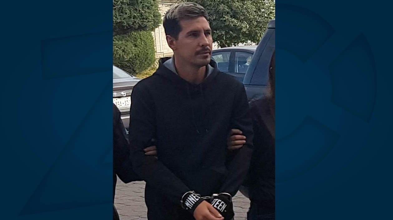 Jonathan Fabro el día de su captura en México. 
