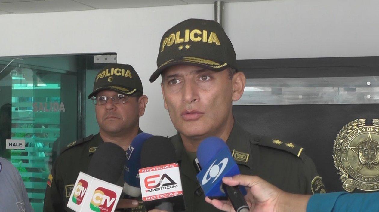 General Mariano Botero, comandante de la Policía Metropolitana.