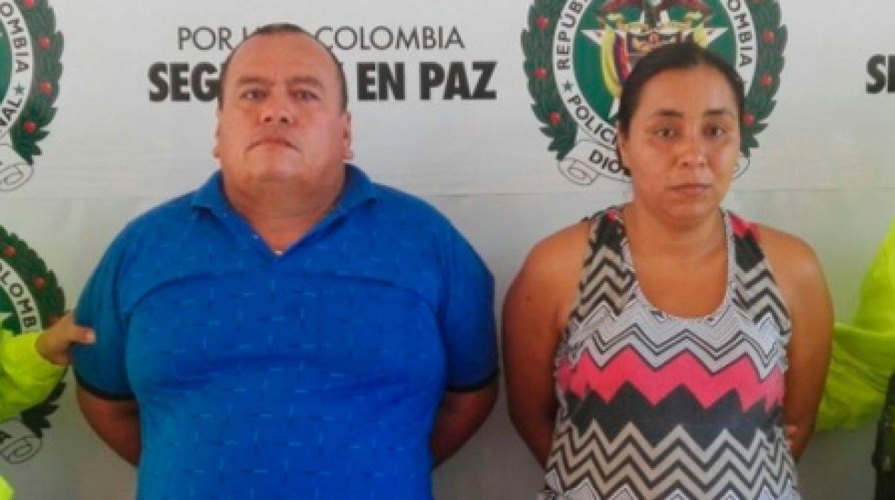 Edilberto Rojas y Ángela Yohana Guerra.