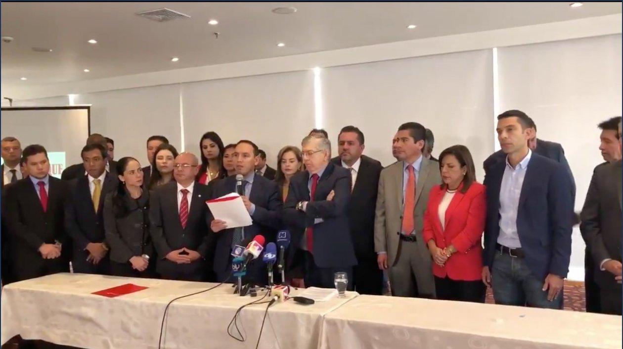 César Gaviria, jefe único del Partido Liberal.