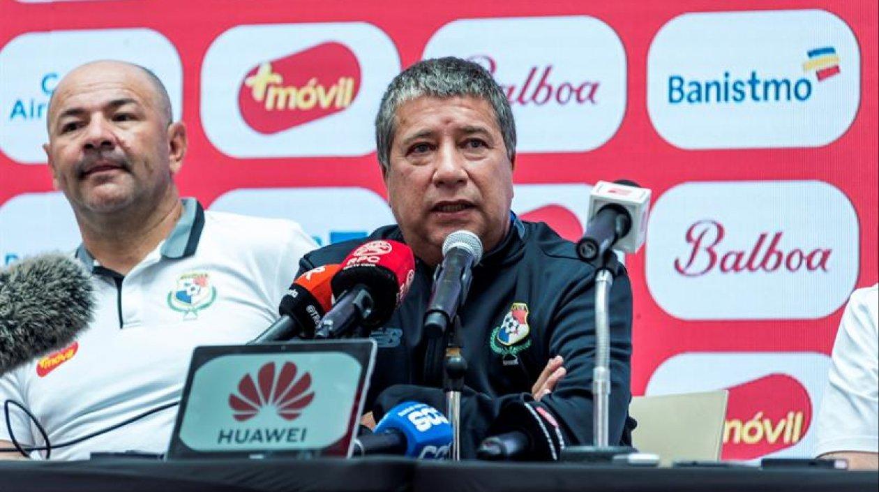 El seleccionador Hernán Darío Gómez.