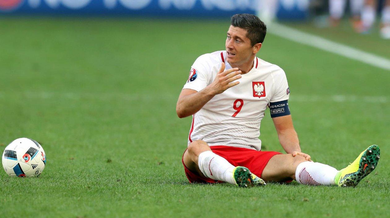 Robert Lewandowski, delantero polaco. 