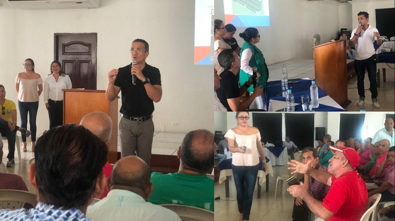 Reunión del Distrito con los vendedores.