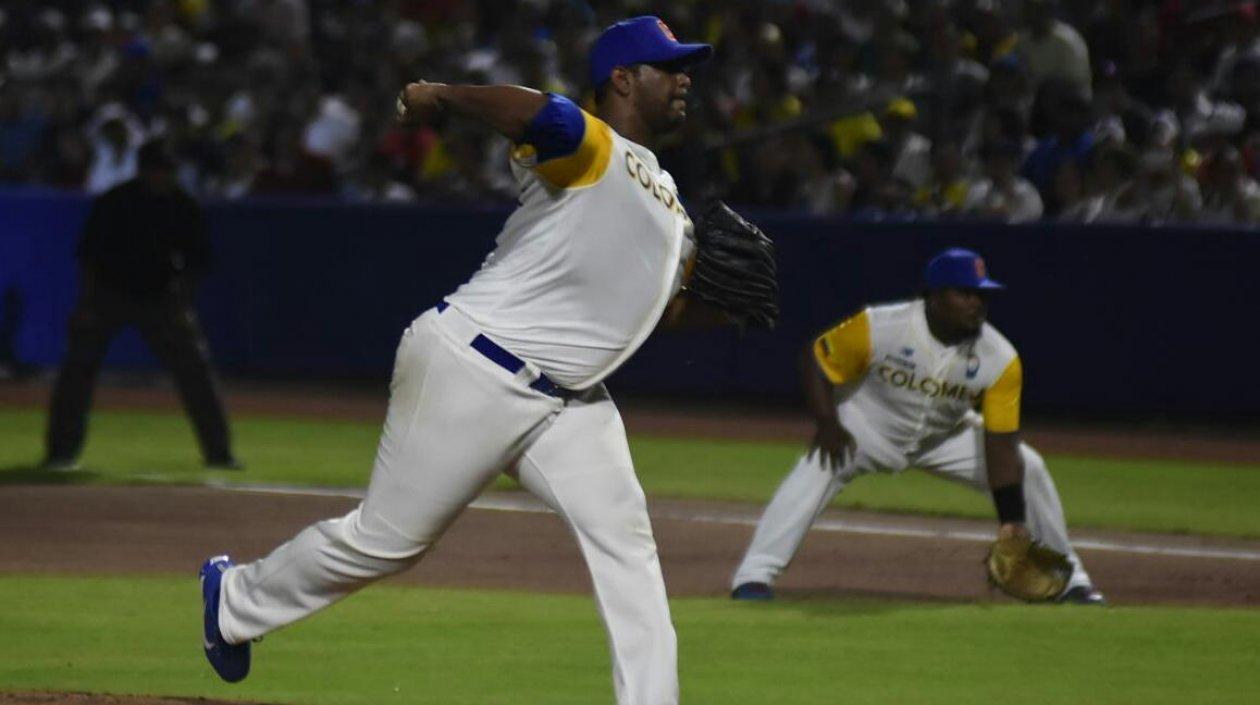 El lanzador barranquillero Randy Consuegra. 