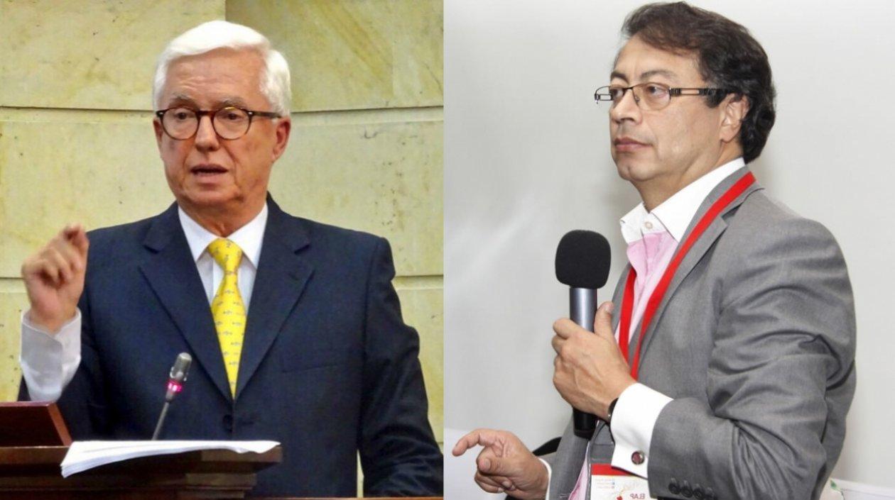 Jorge Robledo y Gustavo Petro.