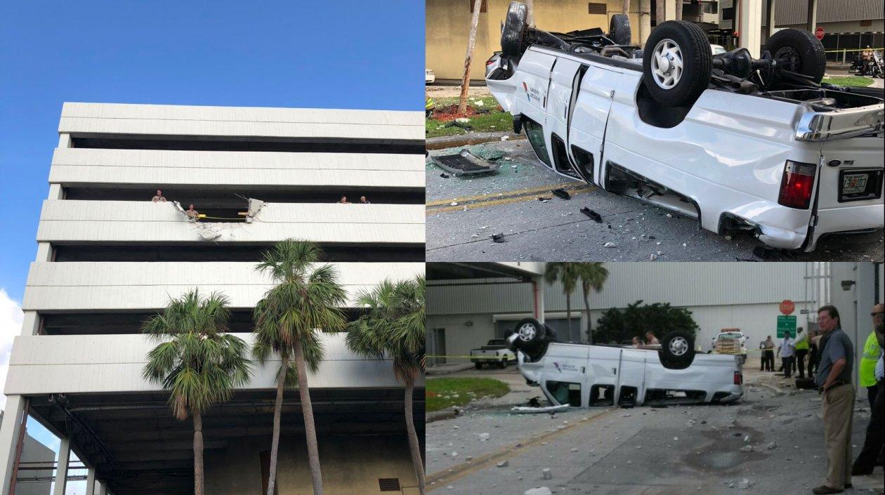 Accidente en el aeropuerto internacional de Miami.