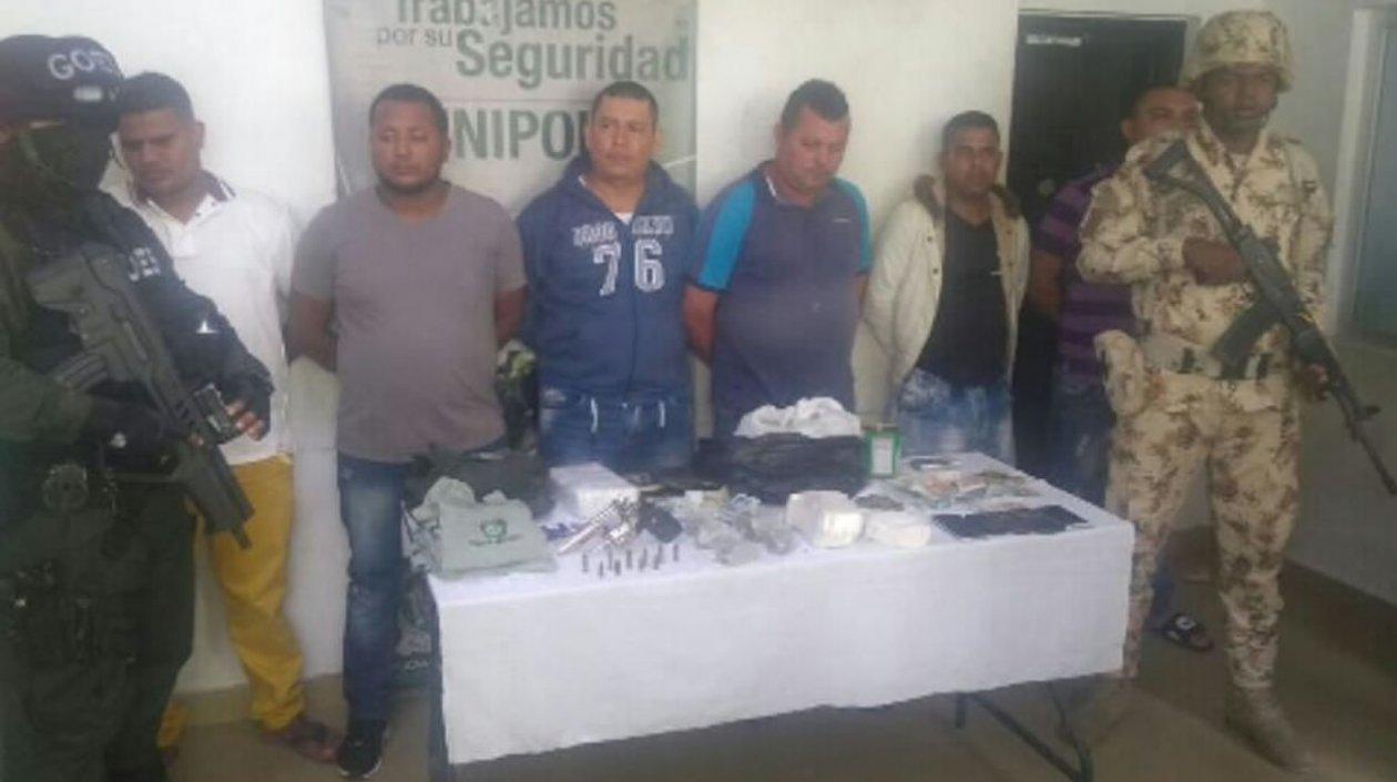 Estos son los 6 capturados por el Ejército.