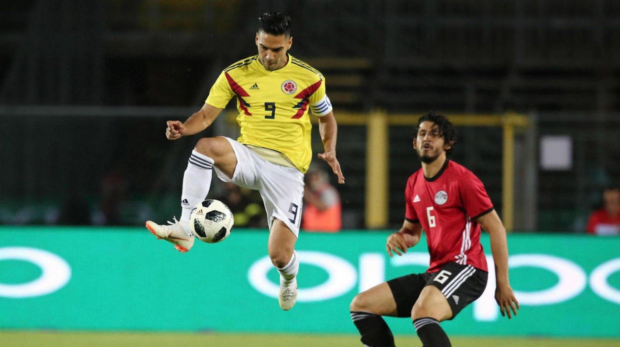 Falcao fue titular en el duelo ante Egipto. 