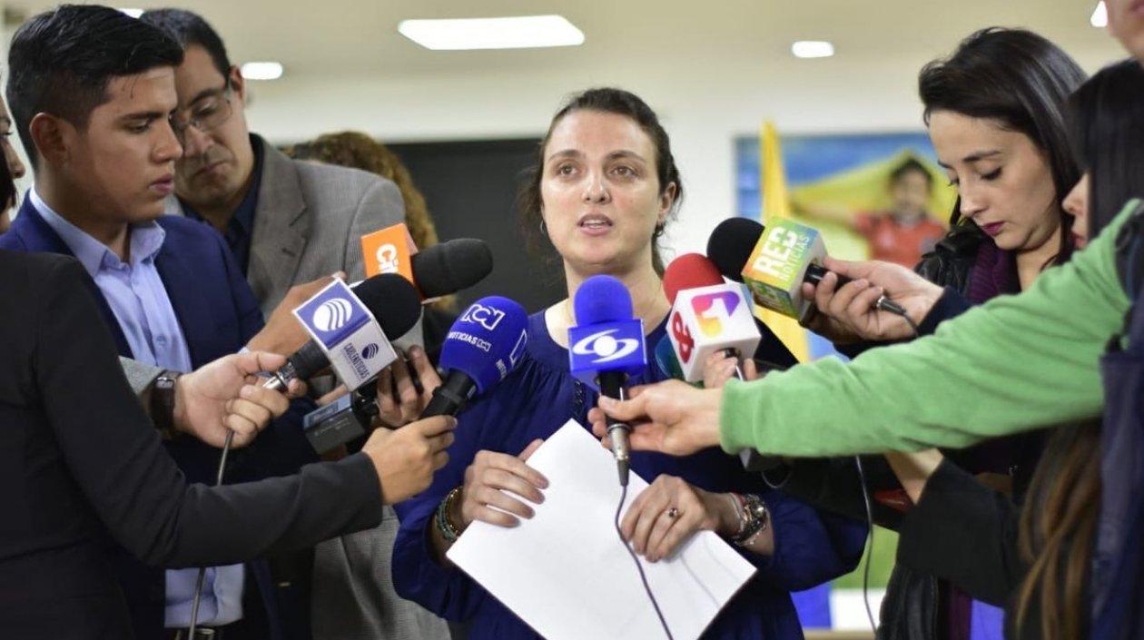 Karen Abudinen, directora del ICBF.