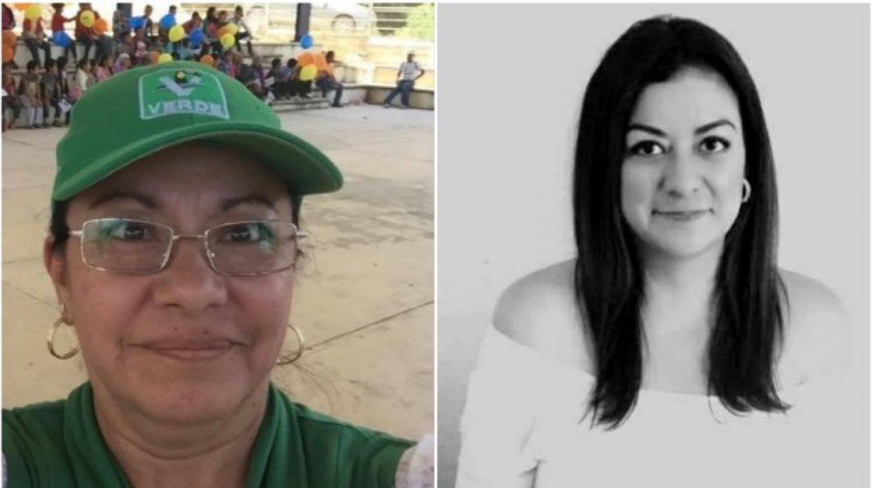 Juana Irais Maldonado y Erika Cázares.