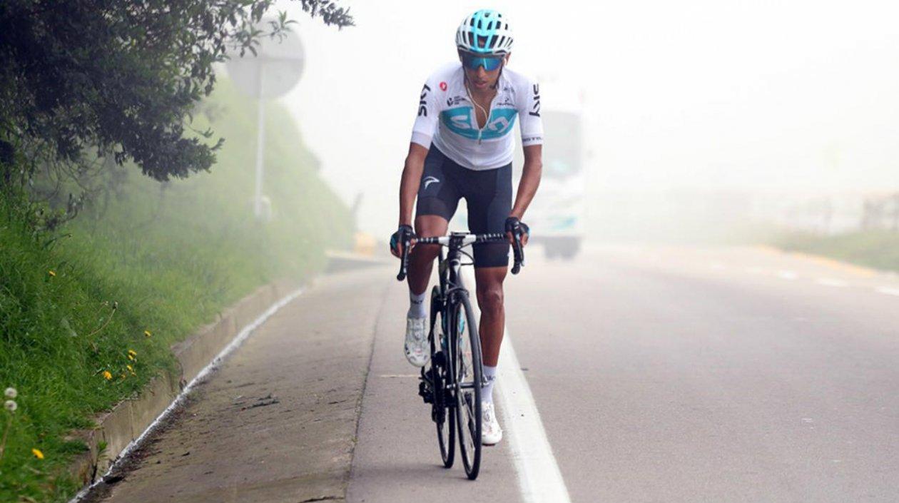 Egan Bernal, ciclista colombiano. 