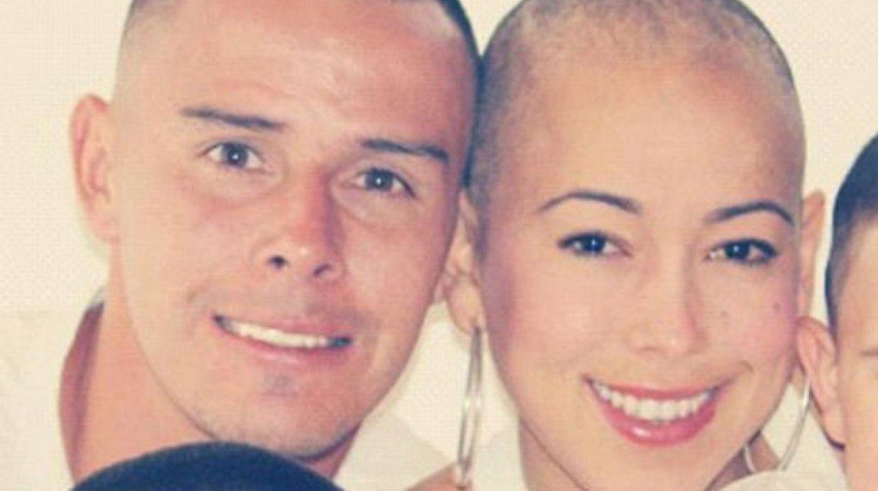 Luis Delgado y su esposa Tatiana García. 